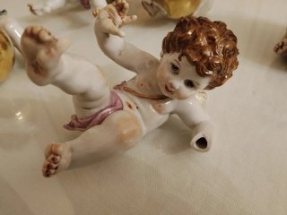 Figuras de ángeles de porcelana Algora
