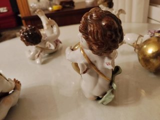 Figuras de ángeles de porcelana Algora