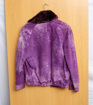 Cazadora Piel Morada Años 80