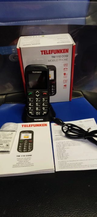 TELÉFONO MÓVIL TELEFUNKEN TM110 COSI NEGRO