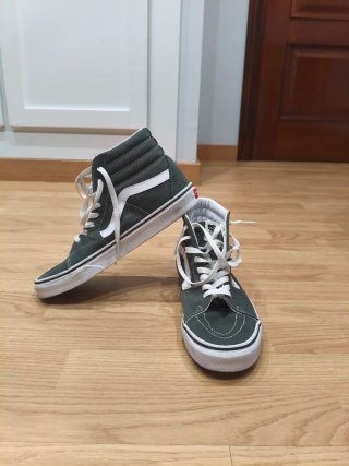 Zapatillas Vans Sk8 Hi Verde Oscuro