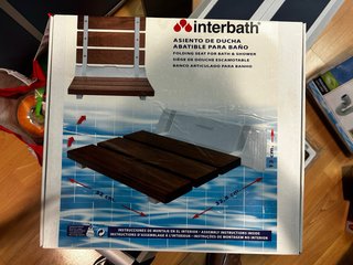 Asiento Ducha Plegable Interbath Madera