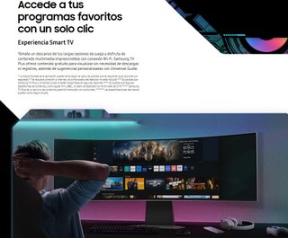 Monitor OLED 49" Samsung con sist. operativo TIZEN