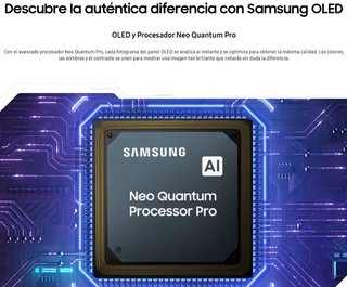 Monitor OLED 49" Samsung con sist. operativo TIZEN