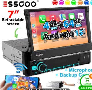 Radio Android 7 ESSGOO 4GB+64GB