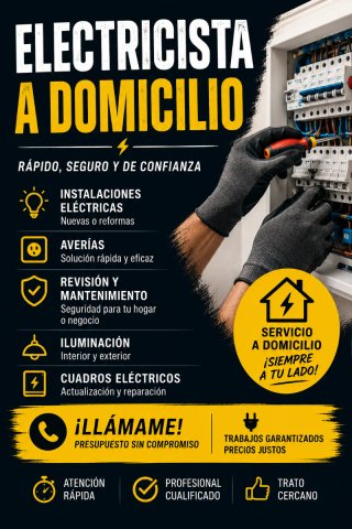 ELECTRICISTA A DOMICILIO