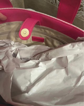 Borsa Pinko Beige e Rosa con Strass nuova!