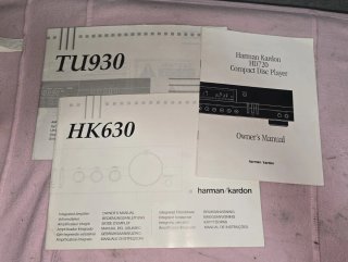 Equipo Hi-Fi Harman Kardon (TU 930, HK 630, HD 720