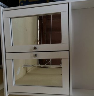 Armario baño 2 puertas espejo