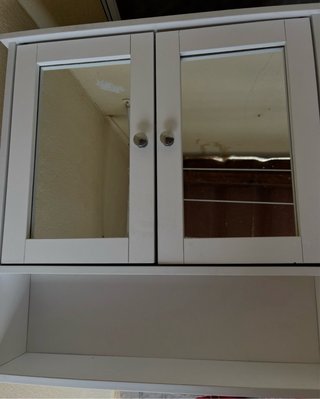 Armario baño 2 puertas espejo