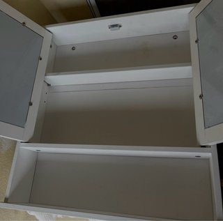 Armario baño 2 puertas espejo