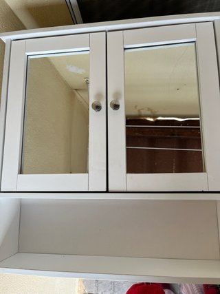 Armario baño 2 puertas espejo