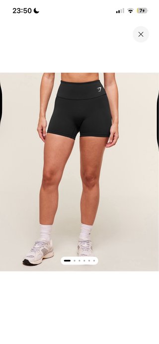 Gymshark Shorts Negros Mujer
