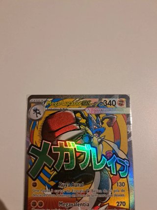 Carta Pokémon Mega-Lucario EX 340 HP 033