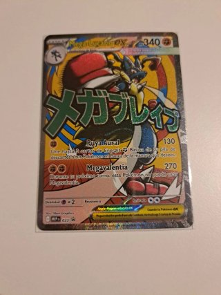 Carta Pokémon Mega-Lucario EX 340 HP 033