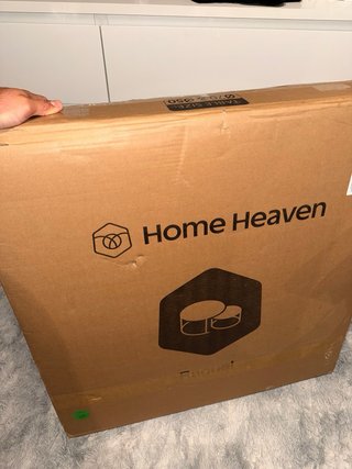 Conjunto 2 Mesas Centro HeyHeaven Doradas y Blanca