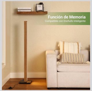 Lámpara LED de Madera intensidad Regulable