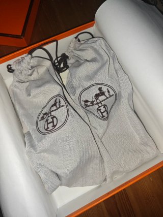 Sandali Hermes Argento e Bianco