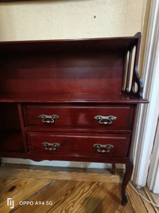 Mueble teléfono madera