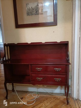 Mueble teléfono madera