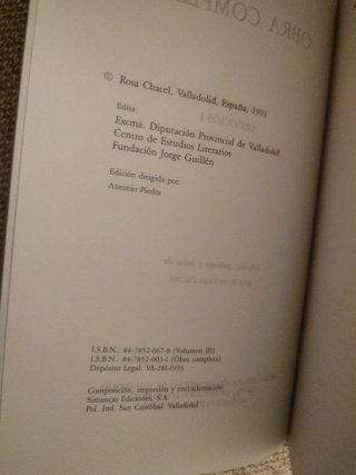 La sinrazón .Novelas II ensauo y poesía ,artículos