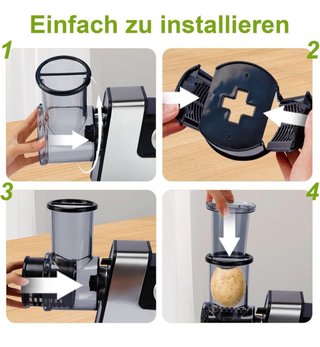 Rallador Eléctrico 300W 7 Cuchillas acero inox
