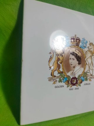 Azulejo Reina Isabel II Jubileo de Oro