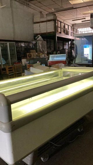 Congelador horizontal cristal