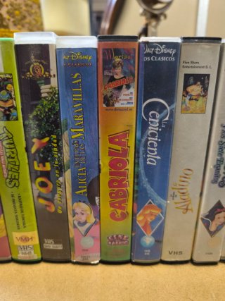 Lote 15 Películas VHS Clásicos Disney