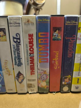 Lote 15 Películas VHS Clásicos Disney