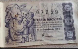 Biglietti della Lotteria Nazionale Antica - Collezione di Biglietti