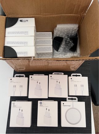 5 Kits Cargadores USB-C con Cables + MagSafe