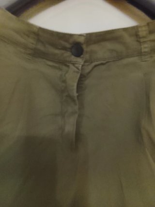Pantalones Zara Talla S Verde Oliva