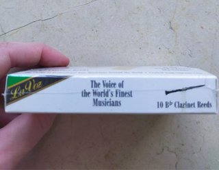 Caja 10 cañas La Voz Clarinete Bb Soft