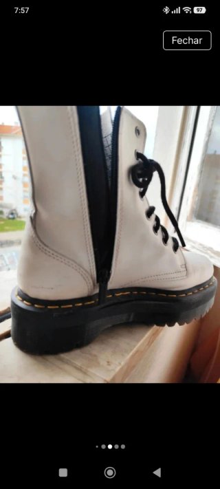 Doc Martens Jadon Originais Brancas