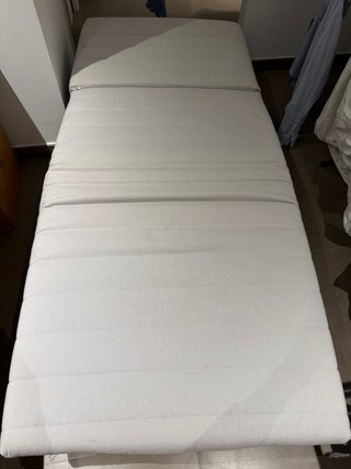 Sofá cama individual blanco
