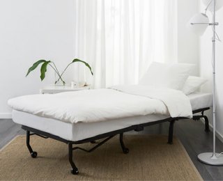 Sofá cama individual blanco