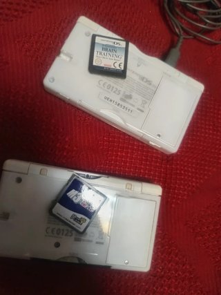 2 Nintendo DS Lite Bianche + Giochi + Caricatore