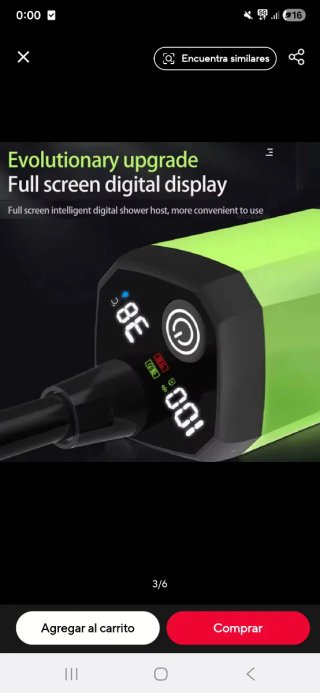 Ducha Portátil Eléctrica  Camping alta calidad