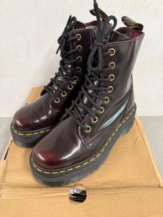 Dr. Martens Jadon Cherry Red 36 Anfibi Donna