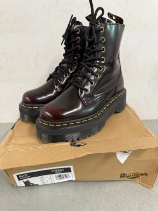 Dr. Martens Jadon Cherry Red 36 Anfibi Donna