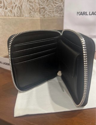 Cartera Karl Lagerfeld Negra y Verde Unisex