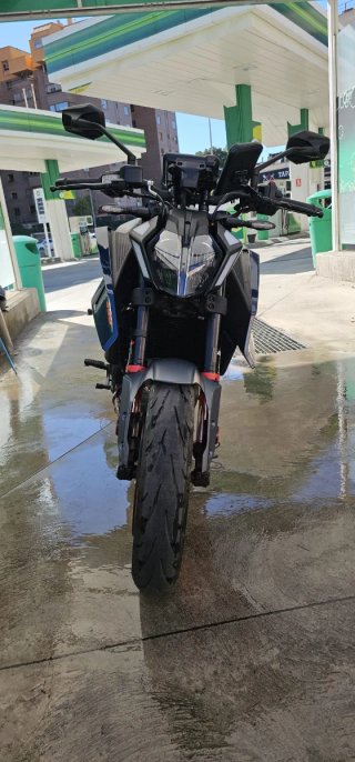 KTM Duke 390 Gris/Naranja