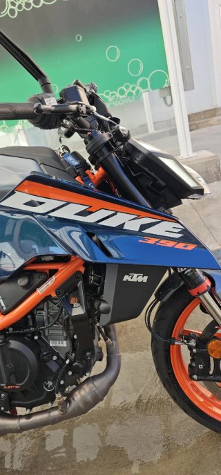 KTM Duke 390 Gris/Naranja