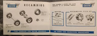 Manual Instrucciones Scalextric Triang