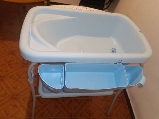 Bañera cambiador para bebé