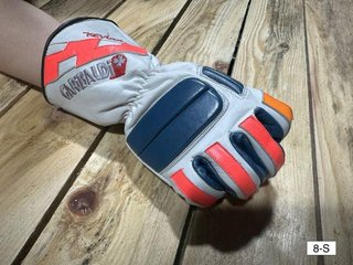 Guantes T-S De Moto Garibaldi Blancos