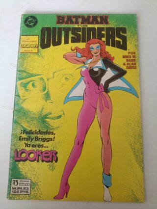 Lote 4 comics Batman y Outsiders año 1987