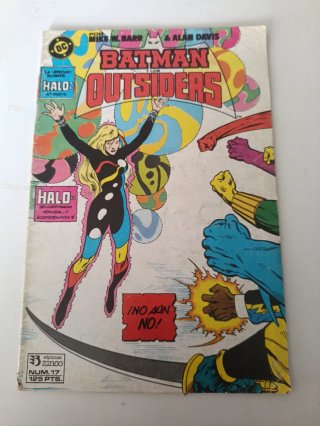 Lote 4 comics Batman y Outsiders año 1987