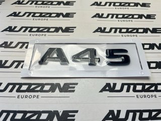 Emblema A45 negro para maletero de Mercedes Benz